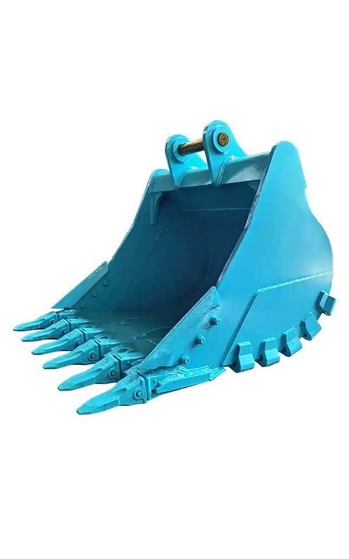 1-80T Excavadora Cubo de roca Q345B Q460 Dientes de roca para excavadora