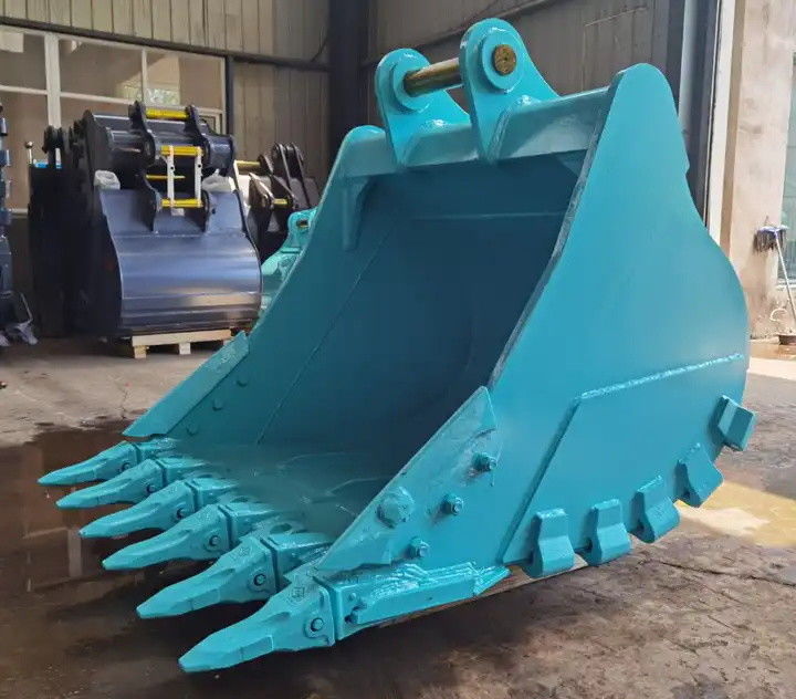 1-80T Excavadora Cubo de roca Q345B Q460 Dientes de roca para excavadora