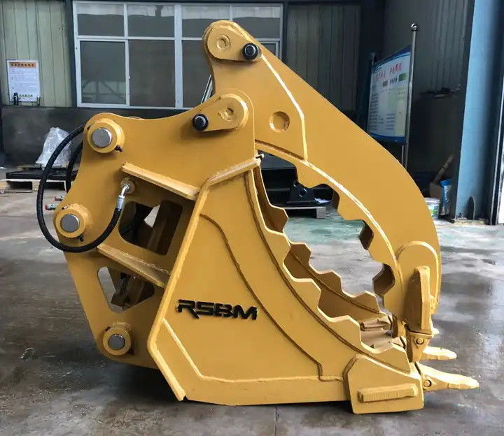 Cubo de agarre de troncos para excavadora de 1 a 50 toneladas de 2500 mm de apertura máxima de mandíbula