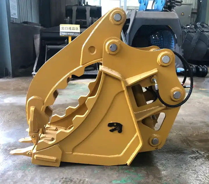 Cubo de agarre de troncos para excavadora de 1 a 50 toneladas de 2500 mm de apertura máxima de mandíbula