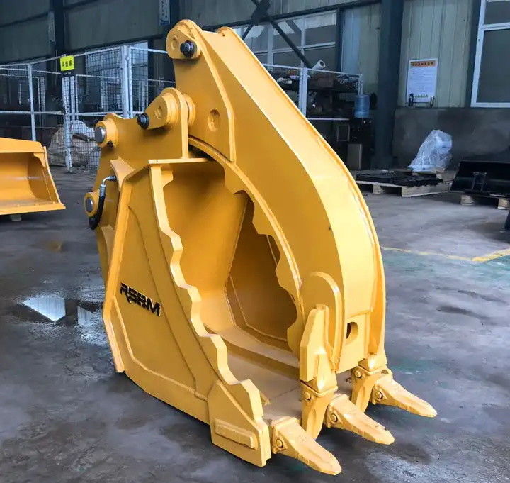 Cubo de agarre de troncos para excavadora de 1 a 50 toneladas de 2500 mm de apertura máxima de mandíbula