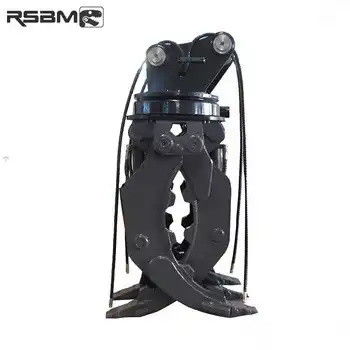Excavadora de 360 grados completa Log de agarre rotador hidráulico Adaptado a una excavadora de 1-45t
