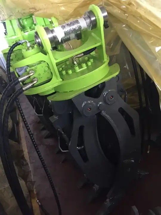 Excavadora de 360 grados completa Log de agarre rotador hidráulico Adaptado a una excavadora de 1-45t