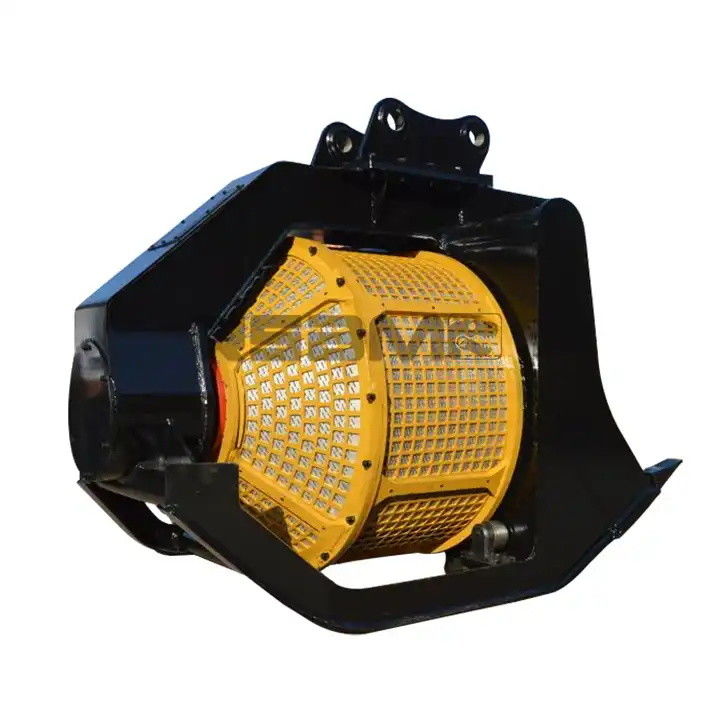 Capacidad 0.8-3.6m3 Cubo de detección giratorio para excavadora de 1-50T