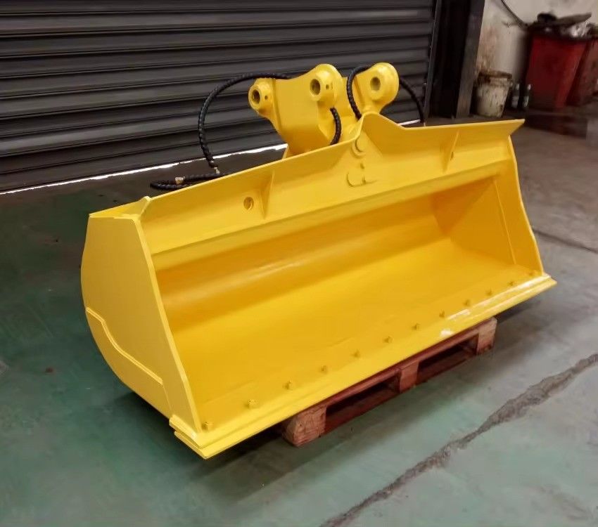 5-100 toneladas Mini Excavadora de tierra Cubo inclinado Excavadora hidráulica Cubo de barro inclinado con bordes cortantes