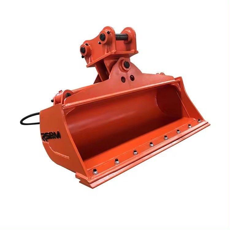 Venta de fábrica 45 grados mini excavadora de inclinación de cubo 2000 mm Largura de disposición para 90 grados de inclinación