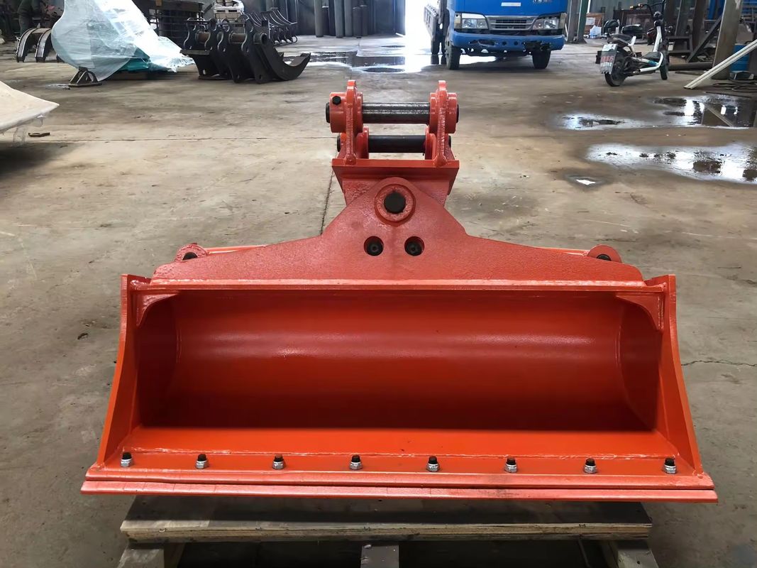 Venta de fábrica 45 grados mini excavadora de inclinación de cubo 2000 mm Largura de disposición para 90 grados de inclinación
