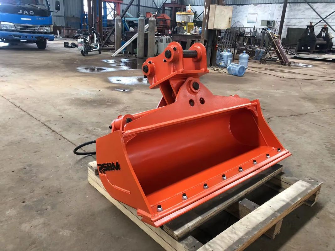 Venta de fábrica 45 grados mini excavadora de inclinación de cubo 2000 mm Largura de disposición para 90 grados de inclinación
