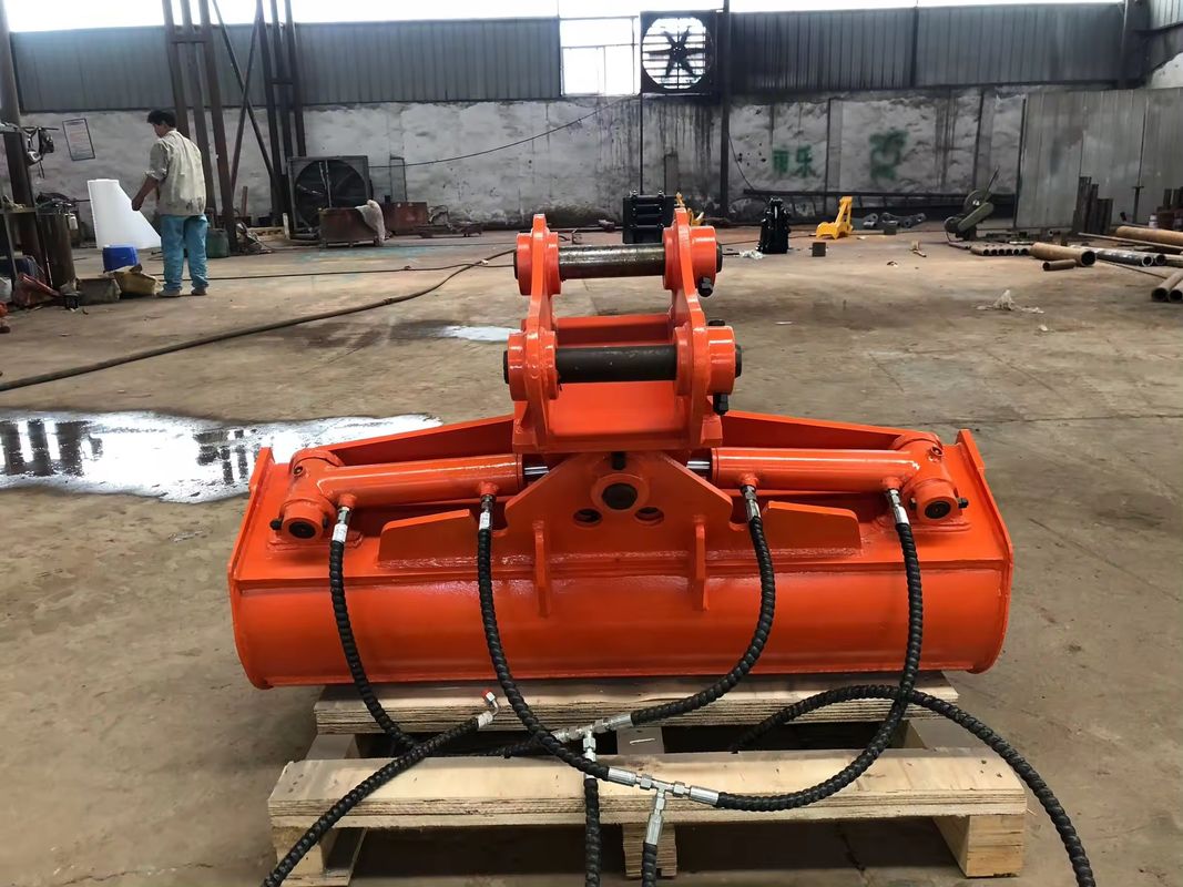 Venta de fábrica 45 grados mini excavadora de inclinación de cubo 2000 mm Largura de disposición para 90 grados de inclinación