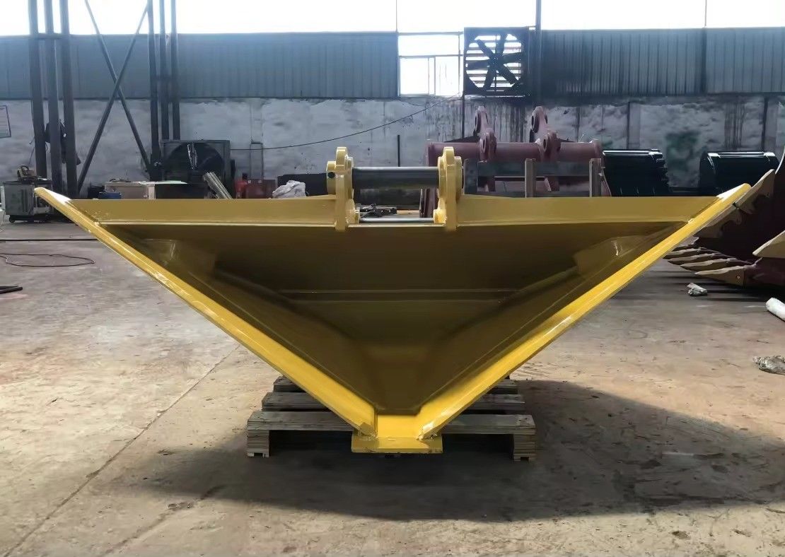 Cubo de excavadora de zanja personalizable tamaño aplicado 60-90cm anchura superior 30cm dientes dobles