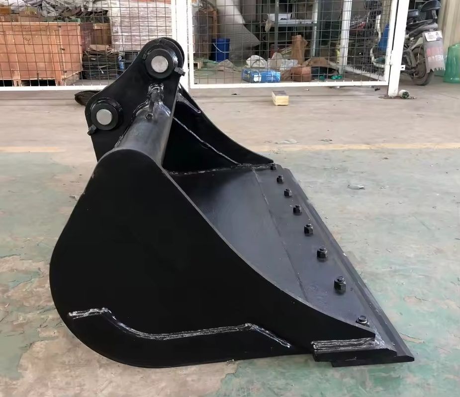 Cubo de barro de excavadora versátil con base de tornillo y cuchilla de cubo de trabajo pesado