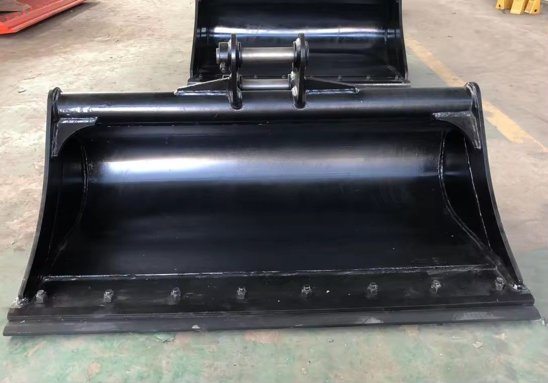 Cubo de barro de excavadora versátil con base de tornillo y cuchilla de cubo de trabajo pesado