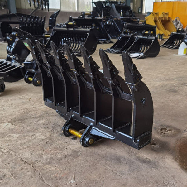 Rake de raíz de excavadora de instalación simple para una alta durabilidad y rendimiento
